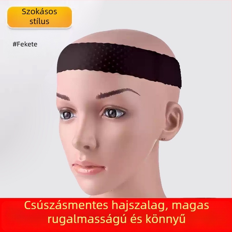 Szilikon hajpánt parókához, csúszásmentes és leesés elleni, modell XX-032, márka 8090