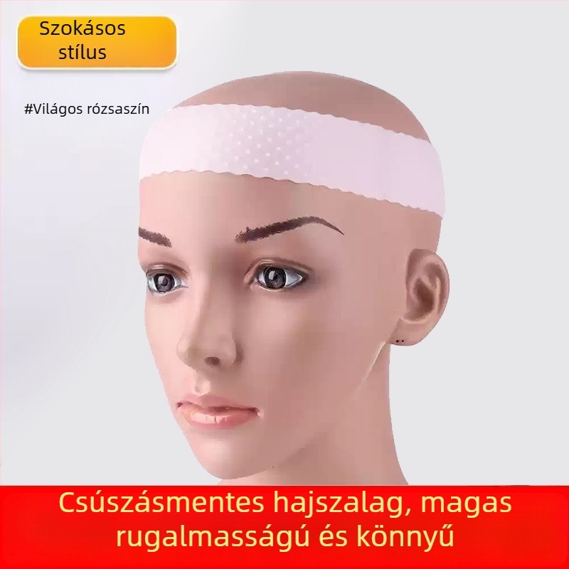 Szilikon hajpánt parókához, csúszásmentes és leesés elleni, modell XX-032, márka 8090