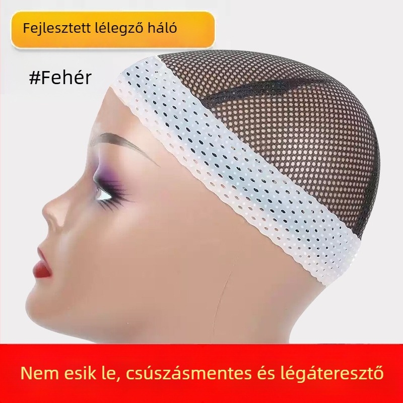 Szilikon hajpánt parókához, csúszásmentes és leesés elleni, modell XX-032, márka 8090