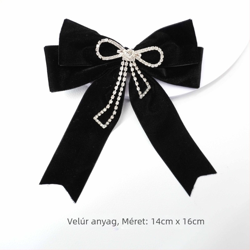 Gallér virágos bross nőknek, ötvözet, szatén felület, koreai stílus, monokróm dizájn