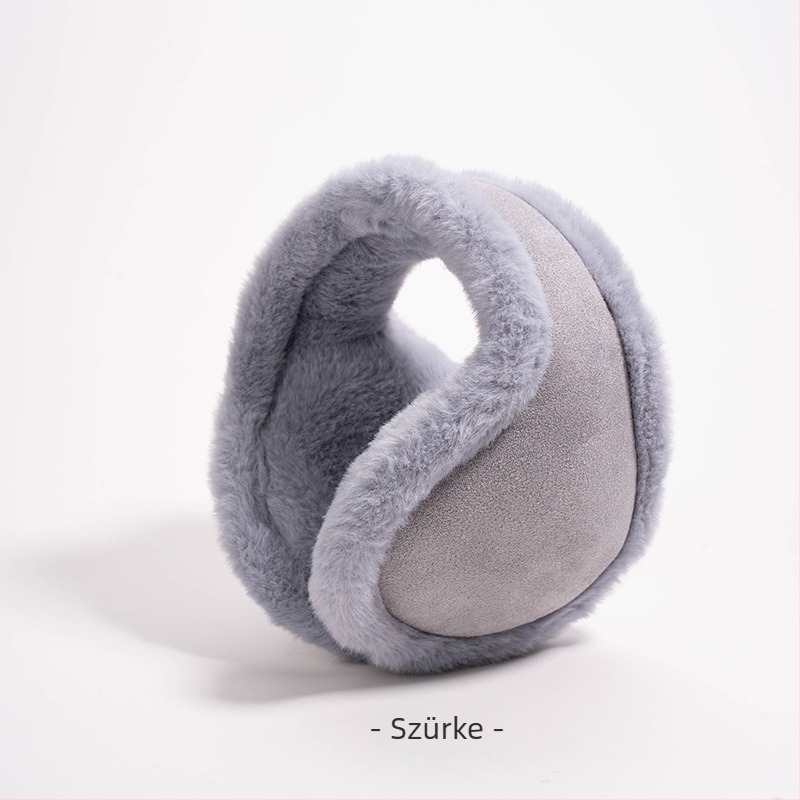Uniszex fülmelegítők téli fleece béléssel, szélálló, kültéri használatra