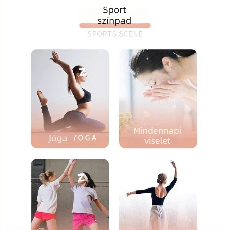 Jóga fejkendő futáshoz – izzadságszívó, gyorsan száradó, uniszex fitnesz fejfedő