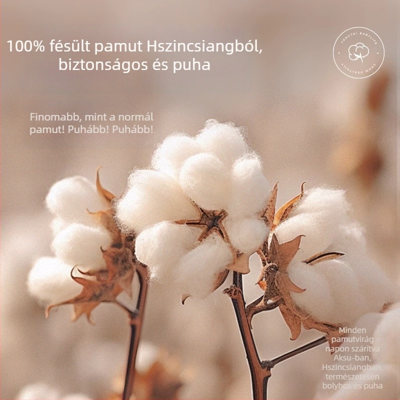 Újszülött 100% pamut overál, 0–6 hónap, hosszú ujjú, tavasz–ősz, uniszex