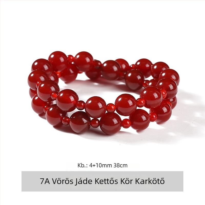 Női Golden Hair Crystal gyöngy karkötő – geometriai forma, könnyed luxus stílus, kézműves ékszer a kézre