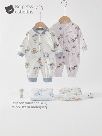 Betides bébik töltött overál őszi–téli időszakra, meleg, hosszú ujjú, uniszex, 100% poliészter.
