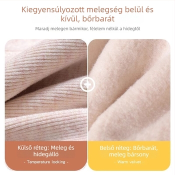 Lányoknak készült fleece-sel bélelt vastag leggings ősz-télre, fehér, függőleges csíkokkal, meleg