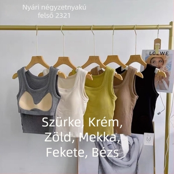 Nylon széles vállú mellény kerek gallérral; 80–90% nylon; anyagsűrűség 161–180 g/m2; négy szezonra