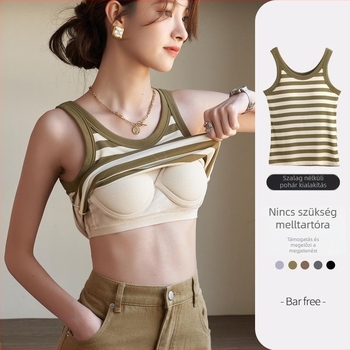 Női nyári kamisol belső ruházat, modal anyag, 90–95% modal rost, egyszínű, stílus Fresh and Sweet