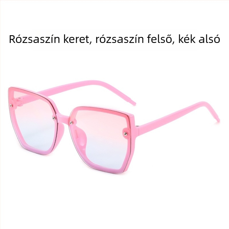 Gyerek napszemüveg keret nélküli, PC keret és PC lencsék, UV400 védelem, polarizálatlan