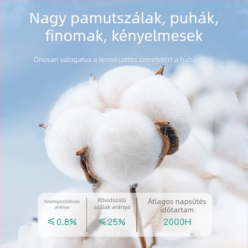 Baba bib, kétoldalas, pamutból készült, nedvszívó, újszülötteknek 0–12 hónapig, koreai stílus