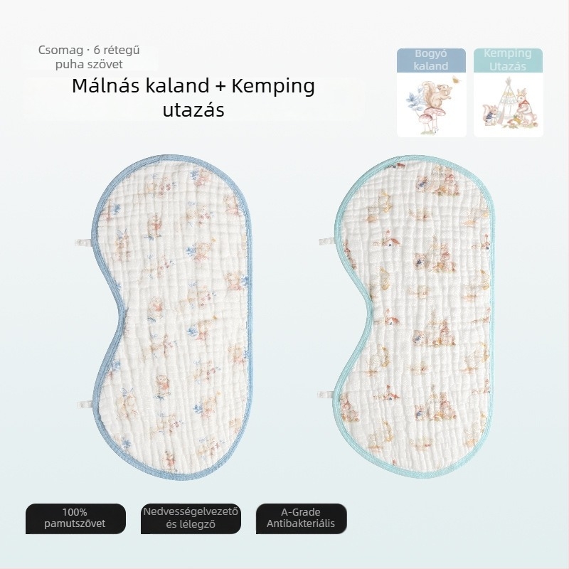 Betides Baba böfögő kendő, pamut, nedvszívó, újszülötteknek és kisgyermekeknek