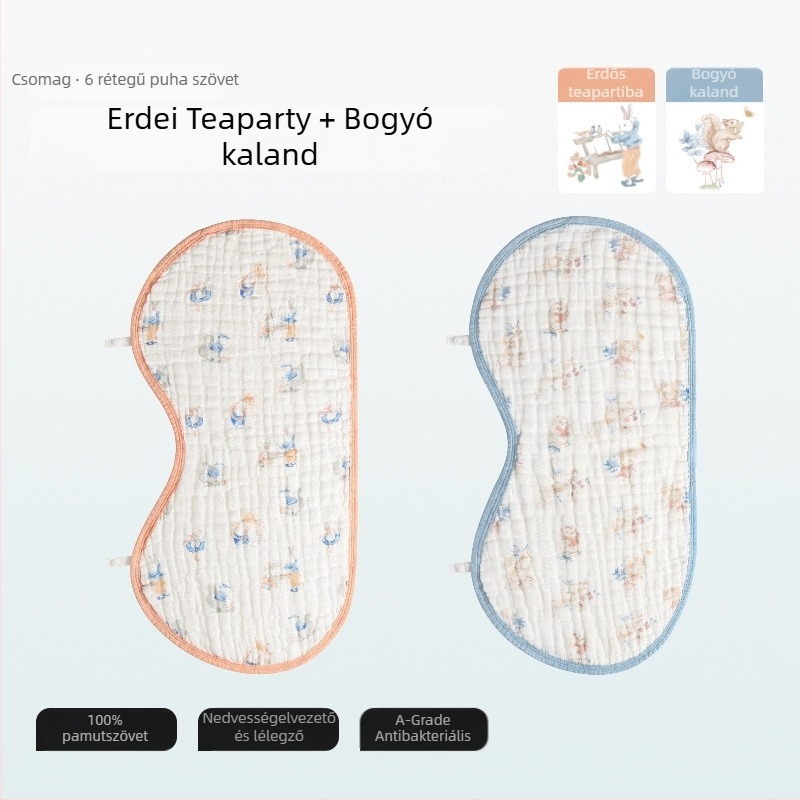 Betides Baba böfögő kendő, pamut, nedvszívó, újszülötteknek és kisgyermekeknek