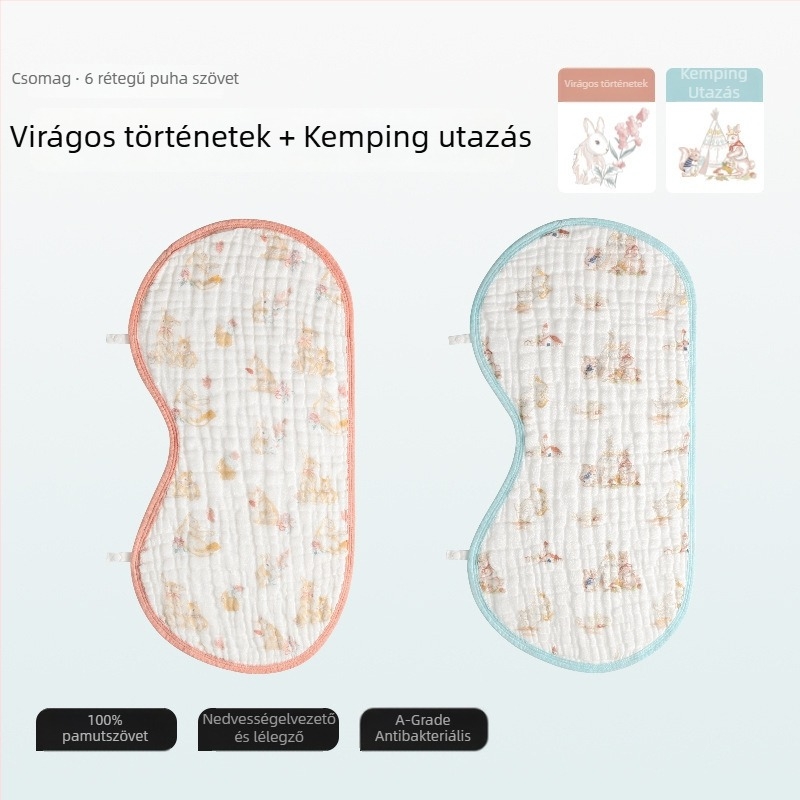 Betides Baba böfögő kendő, pamut, nedvszívó, újszülötteknek és kisgyermekeknek