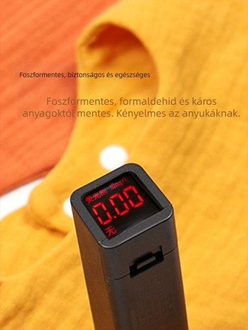 Baba nyálkendő és etető bib; hatrétegű gyapotfonal, 360°-os forgó dizájn, virágmintás nyomtatás, géz anyag; 0–6 éveseknek