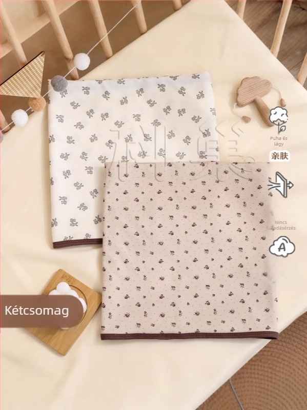 Újszülött wrap — 100% pamut, csíkos minta, egész éves használat, Class A biztonság, 2025 tavasz megjelenés