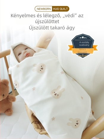 Baba beburkoló törölköző 100% pamutból, Kategória A, csecsemőknek