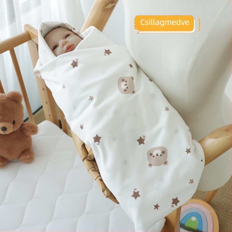 Baba beburkoló törölköző 100% pamutból, Kategória A, csecsemőknek