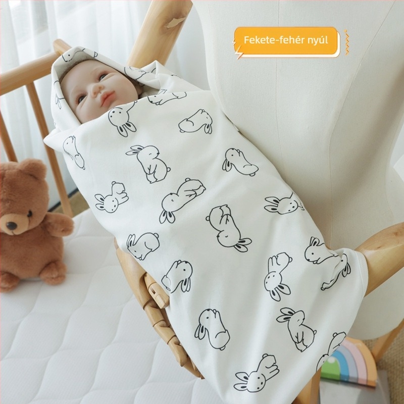 Baba beburkoló törölköző 100% pamutból, Kategória A, csecsemőknek
