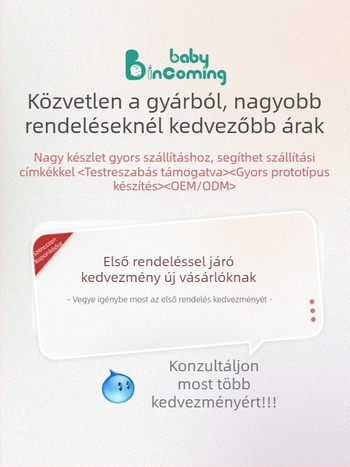 Újszülött pamut ölelő takaró karikatúra mintával, 100% pamut, biztonsági osztály A