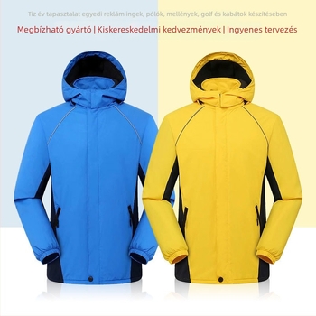 Gyerek téli kabát, szél- és vízálló, kapucnival, bélés fleece, anyaga: poliészter, 8–9 éveseknek (Vízálló 5000 mm; Kapucni; Polár bélés; Anyag: Poliészter)