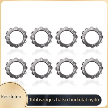 Órák javító eszköz – 12/15-szögű poligon hátlap-nyitó, Wen Li króm-vanádium acél, 1 darabos készlet, háztartási használatra