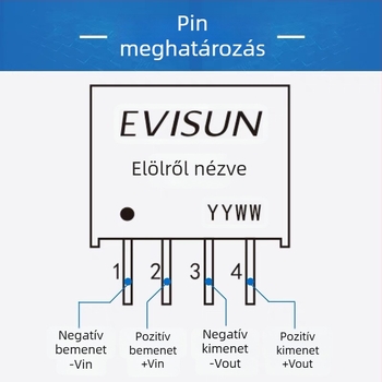 Szigetelt tápegység modul A0505S/0512S/0524S-1WR2/1WR3/2WR3, 5V-ról 5V-ra, 3C digitális alkalmazásokhoz