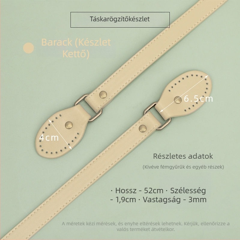 PU bőrből készült táskatrész, kézzel varrott, DIY csere vállpánt