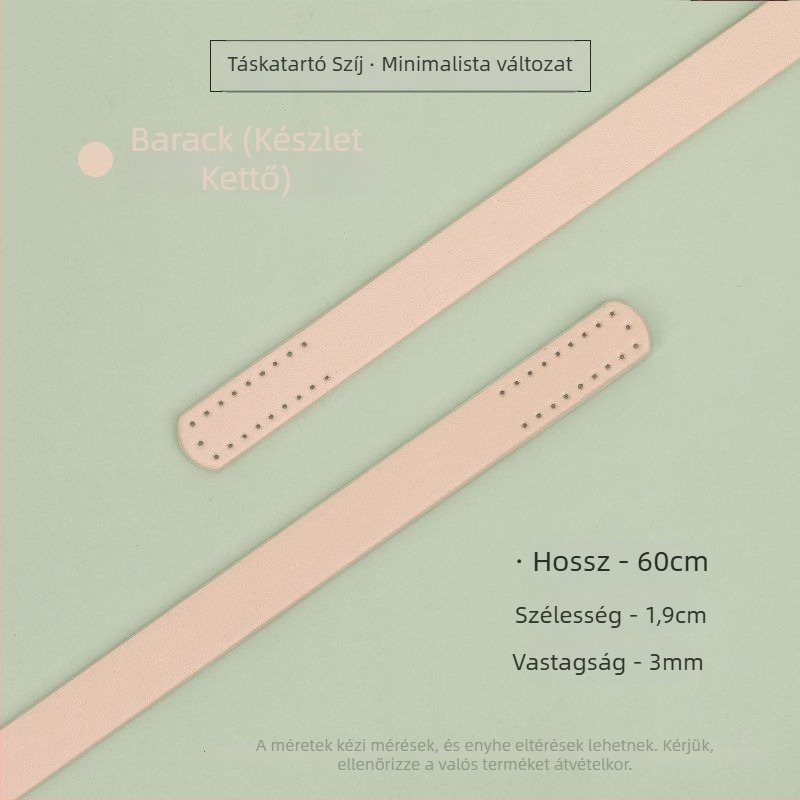 PU bőrből készült táskatrész, kézzel varrott, DIY csere vállpánt