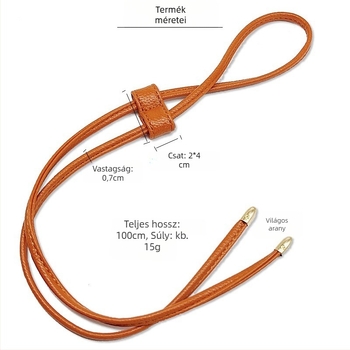 Didi vállpánt táskához, Drawstring modell, PU bőr, könnyű és kopásálló