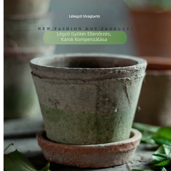 Virágcserep, állványos, otthoni kertészkedéshez, Yi Hui F98979tm5765t8