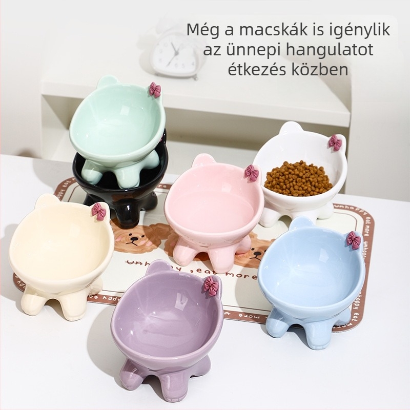 Kerámiás macskaedény – etető tál macskáknak