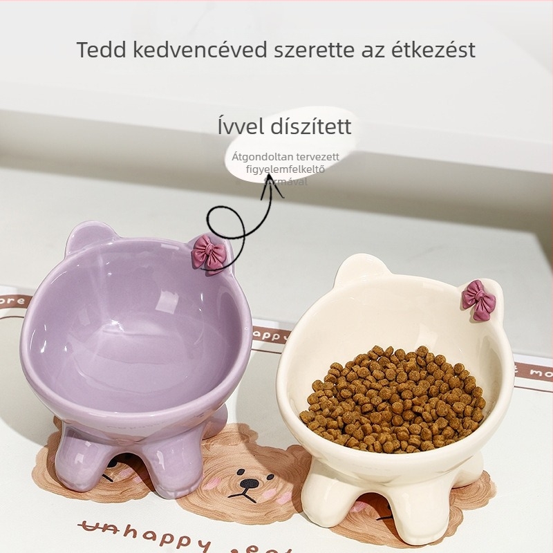 Kerámiás macskaedény – etető tál macskáknak