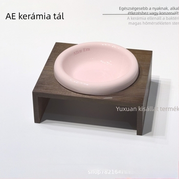 AE kerámia macska- és kutyatál – élelmiszerbiztonságos, vízre és konzerv ételekre alkalmas tál, háziállatok számára