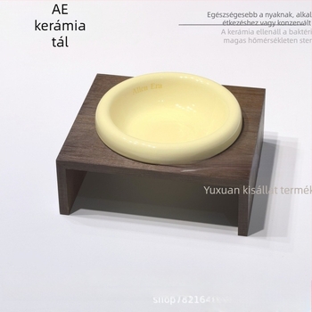AE kerámia macska- és kutyatál – élelmiszerbiztonságos, vízre és konzerv ételekre alkalmas tál, háziállatok számára