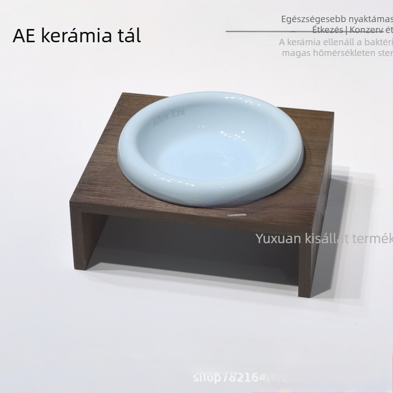 AE kerámia macska- és kutyatál – élelmiszerbiztonságos, vízre és konzerv ételekre alkalmas tál, háziállatok számára