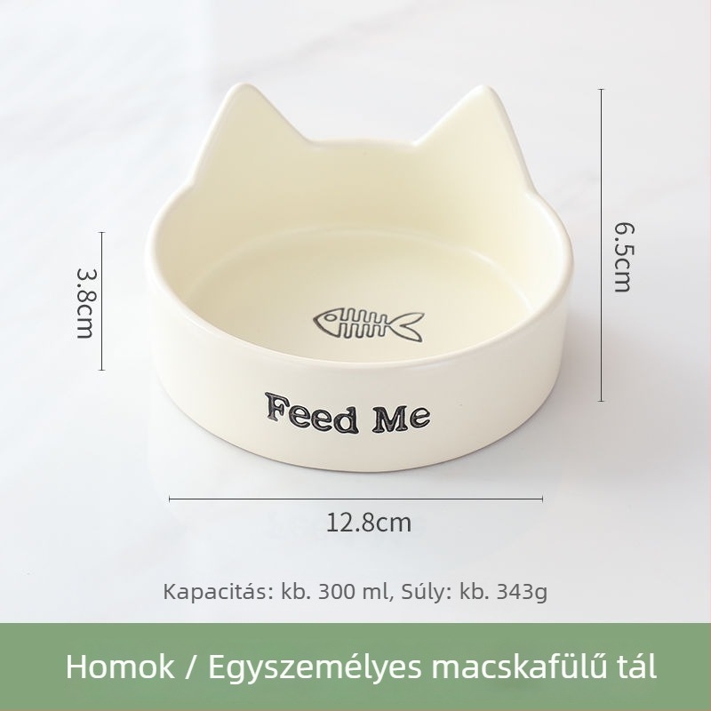 Kerámiából készült macska tál – étel- és ivóedény macskáknak