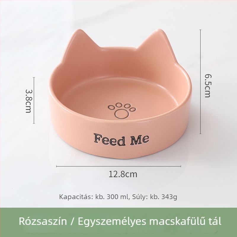 Kerámiából készült macska tál – étel- és ivóedény macskáknak