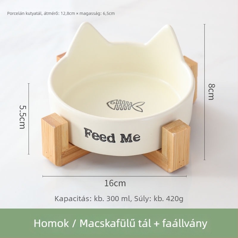 Kerámiából készült macska tál – étel- és ivóedény macskáknak