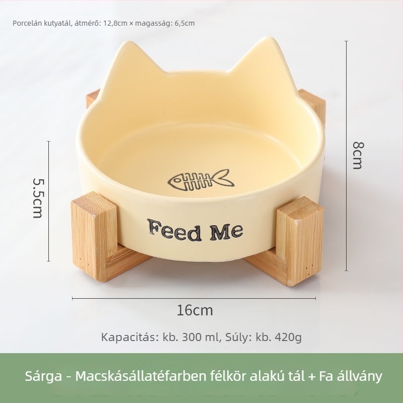 Kerámiából készült macska tál – étel- és ivóedény macskáknak