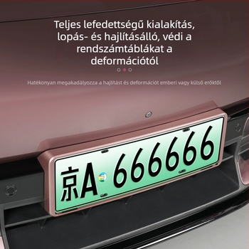 YU7-es rendszámtábla keret – YU7-kompatibilis, Anyag: Egyéb, Alkatrész szám: 012746, Feldolgozás és testreszabás: Igen, Eredet: Guangzhou