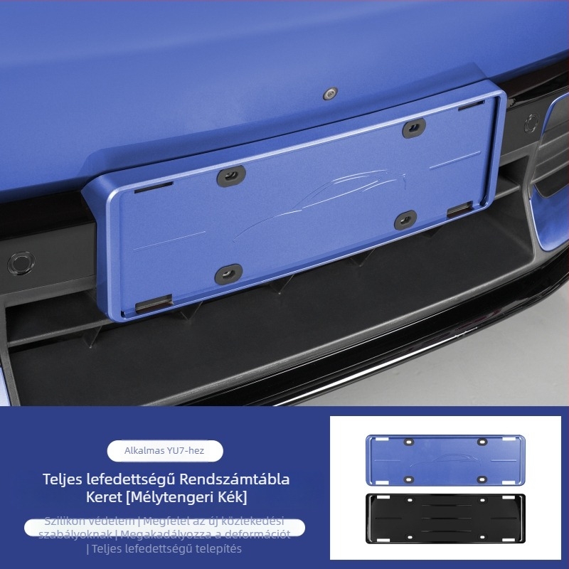 YU7-es rendszámtábla keret – YU7-kompatibilis, Anyag: Egyéb, Alkatrész szám: 012746, Feldolgozás és testreszabás: Igen, Eredet: Guangzhou