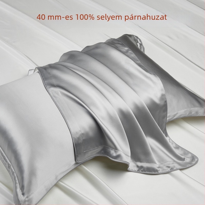 40 momme Mulberry selyem párnahuzat, 48×74 cm, 100% selyem