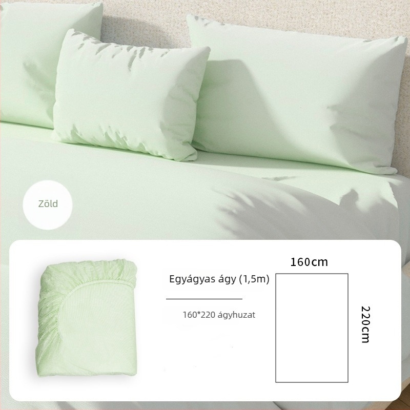 Utazási egyszer használatos ágyneműkészlet: lepedő és párnahuzat, nemszövött anyag, porvédett, szállások számára