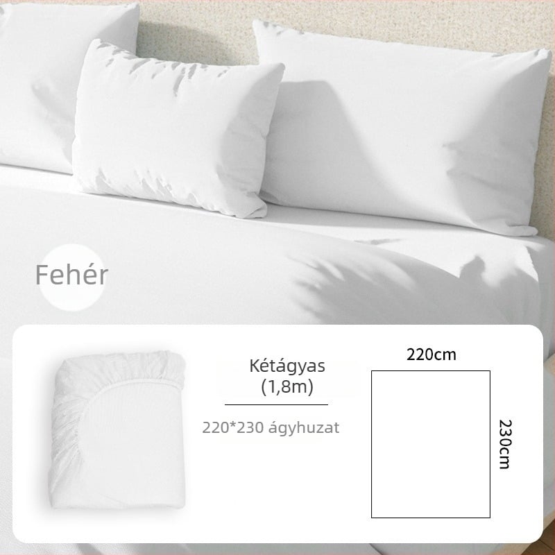Utazási egyszer használatos ágyneműkészlet: lepedő és párnahuzat, nemszövött anyag, porvédett, szállások számára
