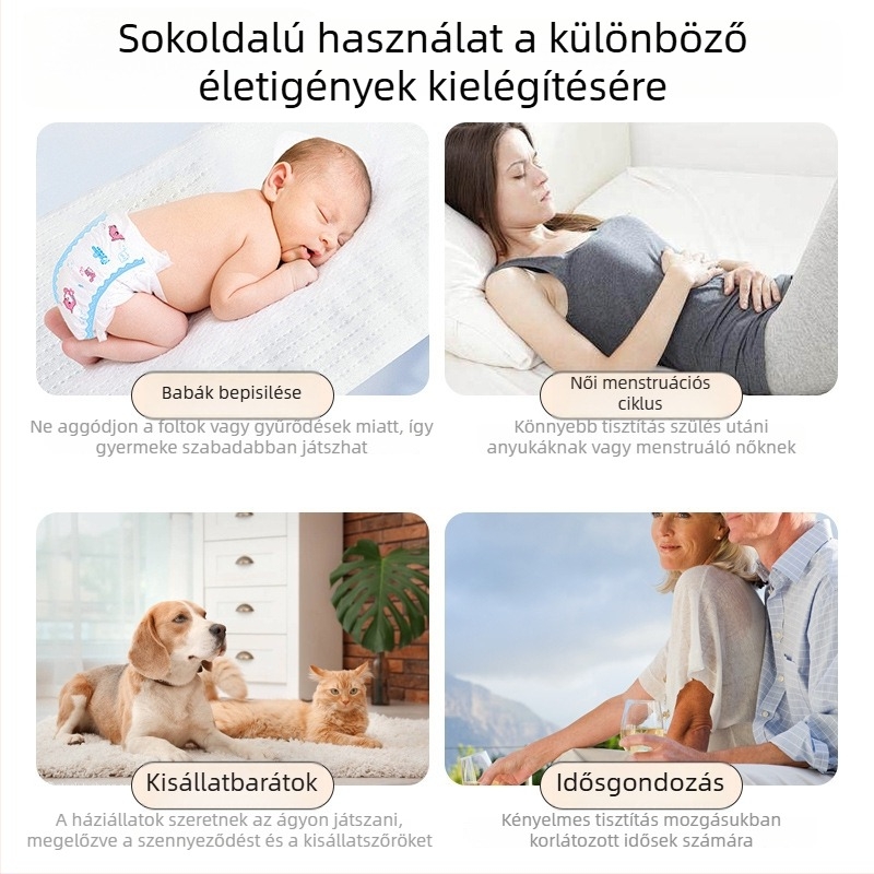 Vízálló hatoldalú matracvédő egyágyas ágyhoz, cipzárral, barna
