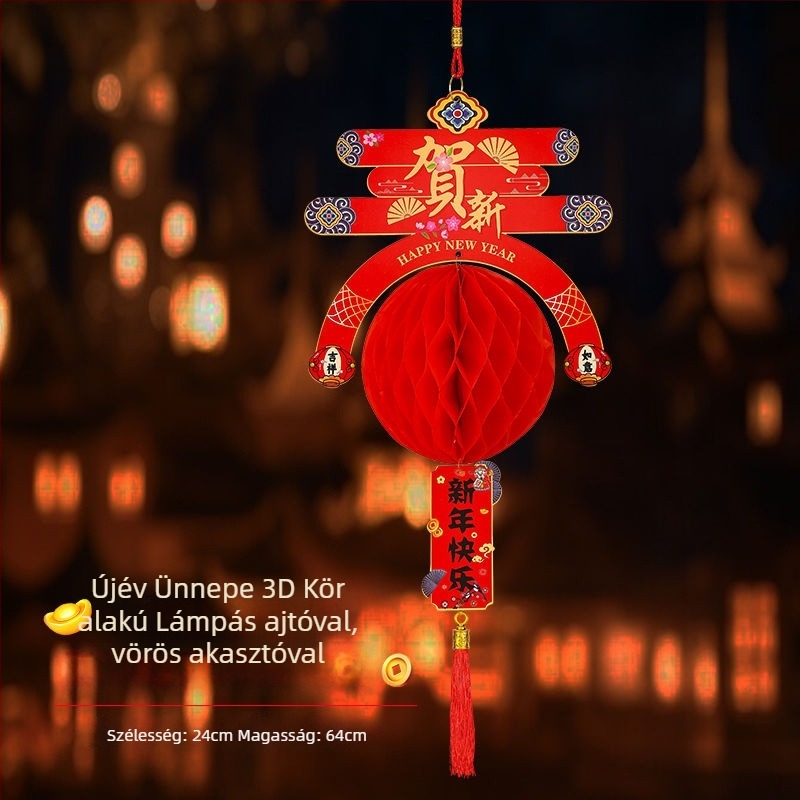 Yi Hui belső lámpás dekoráció, téli dinnye formájú, klasszikus stílus, anyag: más