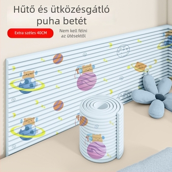 Tatami-stílusú falvédő babáknak az ágy mellé – puha ütésvédő párna