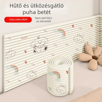 Tatami-stílusú falvédő babáknak az ágy mellé – puha ütésvédő párna