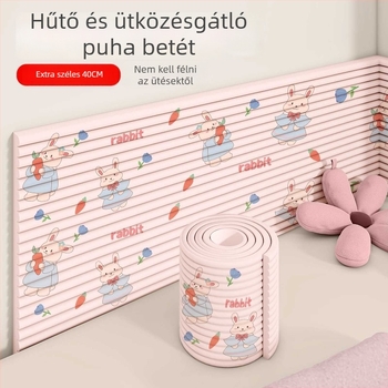 Tatami-stílusú falvédő babáknak az ágy mellé – puha ütésvédő párna