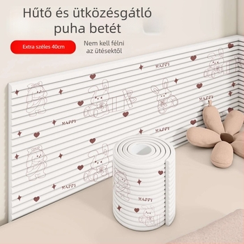 Tatami-stílusú falvédő babáknak az ágy mellé – puha ütésvédő párna
